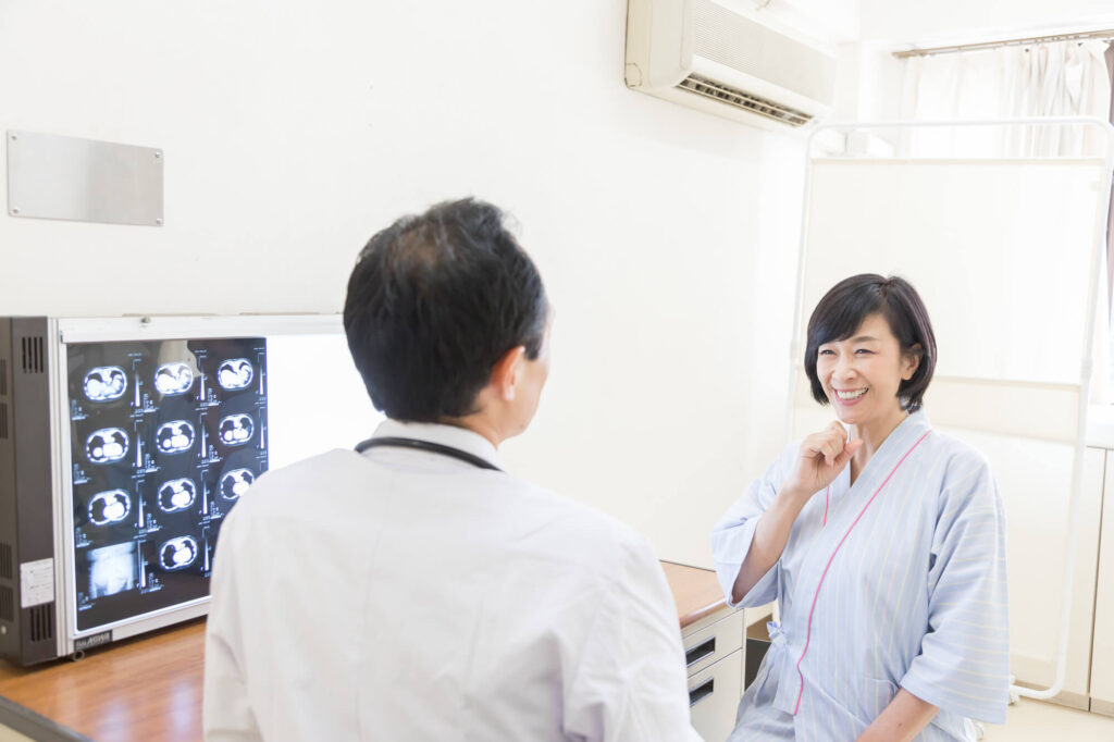 PET-CT検査は、PET検査とCT検査を同時におこなう